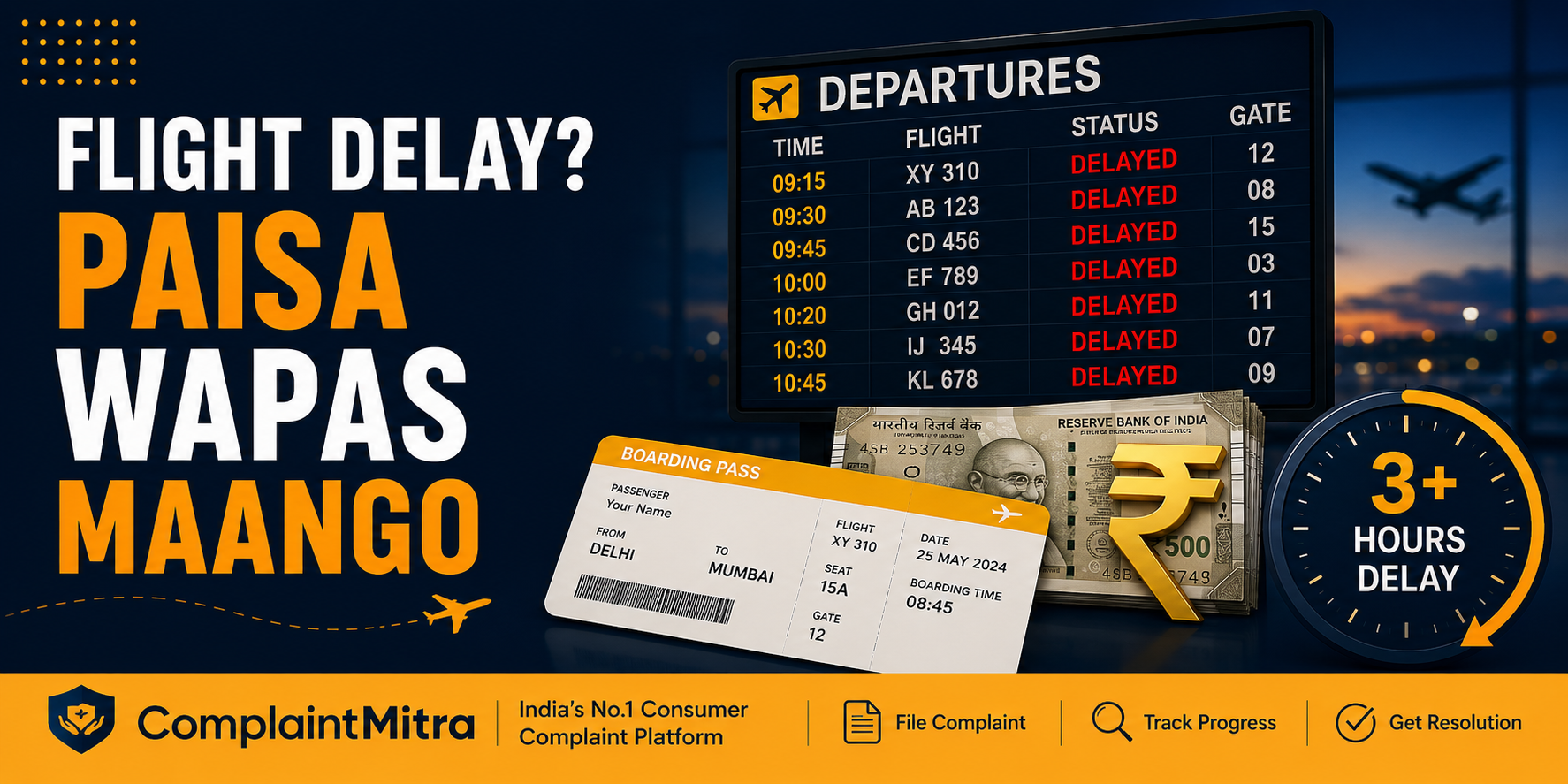 Flight delay cancellation compensation India DGCA complaint guide 2026